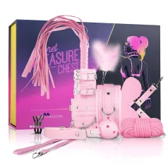   Secret Pleasure Chest - BDSM set voor gevorderden - 14-delig - roze