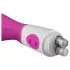 Teazers - realistische vibrator met clitorisklem (roze)