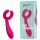 Easytoys Couple - oplaadbare waterdichte duo vibrator - siliconen - roze