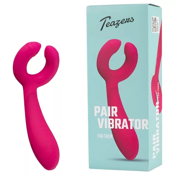 Easytoys Couple - oplaadbare waterdichte duo vibrator - siliconen - roze