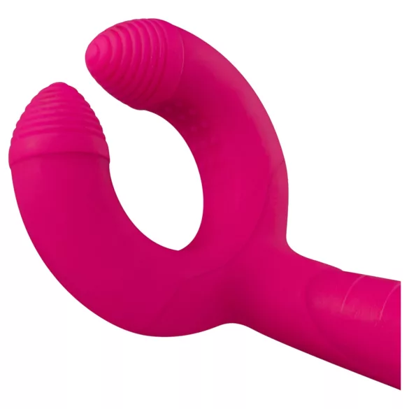 Easytoys Couple - oplaadbare waterdichte duo vibrator - siliconen - roze