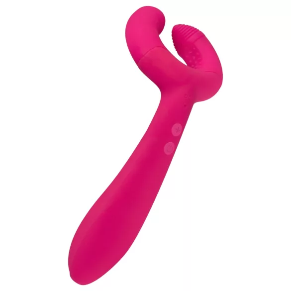 Easytoys Couple - oplaadbare waterdichte duo vibrator - siliconen - roze