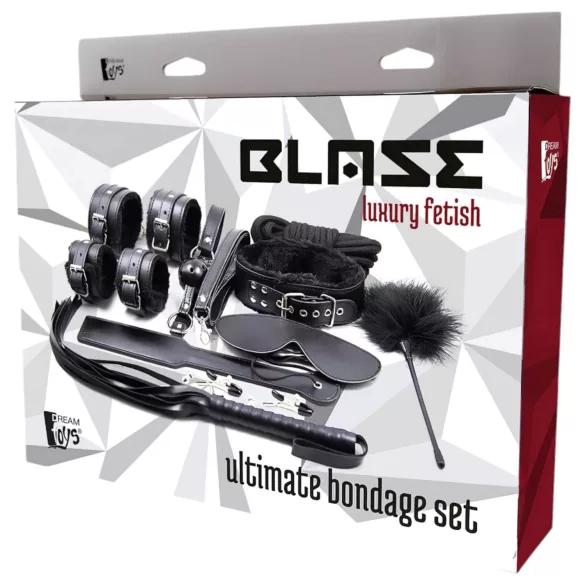 Blaze Ultimate - bondage set - 10-delig - zwart