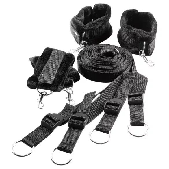 Dreamtoys Blaze - bedfixatie bondageset (zwart)