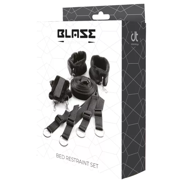 Dreamtoys Blaze - bedfixatie bondageset (zwart)