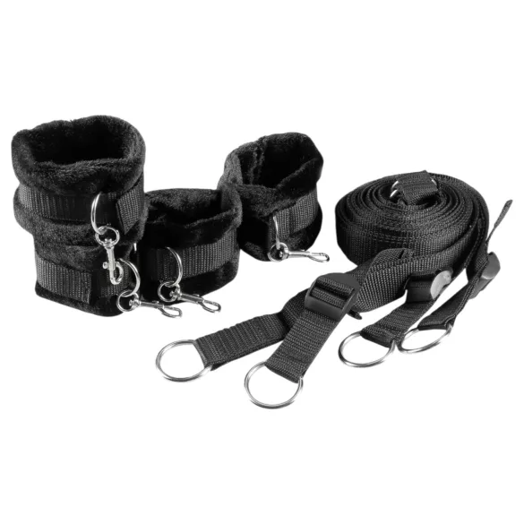 Dreamtoys Blaze - bedfixatie bondageset (zwart)