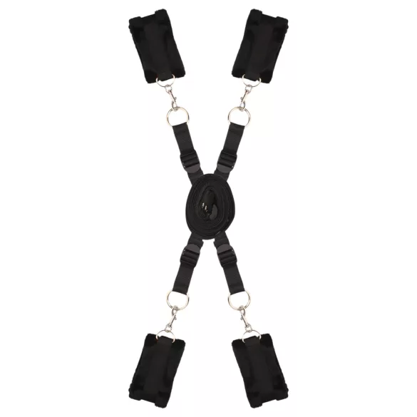 Dreamtoys Blaze - bedfixatie bondageset (zwart)
