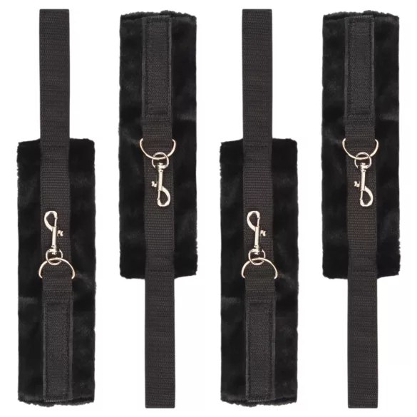 Dreamtoys Blaze - bedfixatie bondageset (zwart)