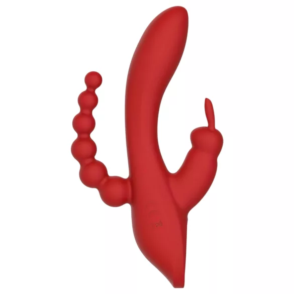 Red Revolution Hera - vibrator met 3 armen - oplaadbaar en waterdicht - rood