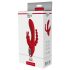 Red Revolution Hera - Oplaadbare, waterdichte 3-takt vibrator (rood)