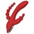 Red Revolution Hera - Oplaadbare, waterdichte 3-takt vibrator (rood)