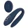Goddess Ares - buigbare duo vibrator - siliconen - blauw