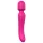 Vibes of Love - wand vibrator - oplaadbaar, verwarmend, massage - roze