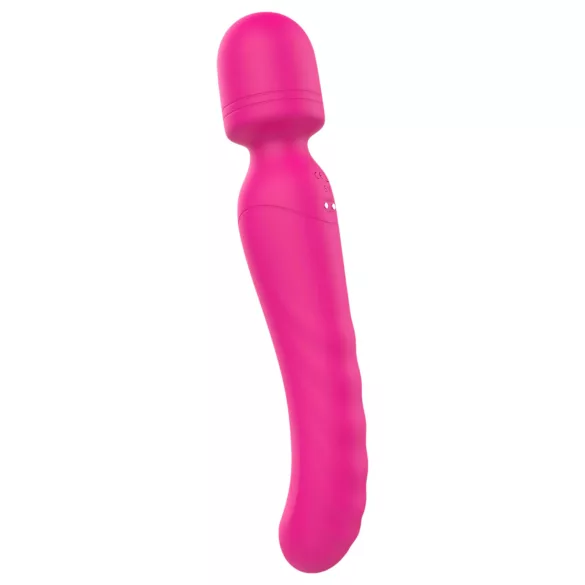 Vibes of Love - wand vibrator - oplaadbaar, verwarmend, massage - roze