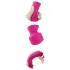 Vibes of Love - wand vibrator - oplaadbaar, verwarmend, massage - roze