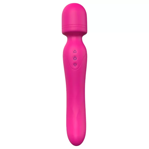 Vibes of Love - wand vibrator - oplaadbaar, verwarmend, massage - roze