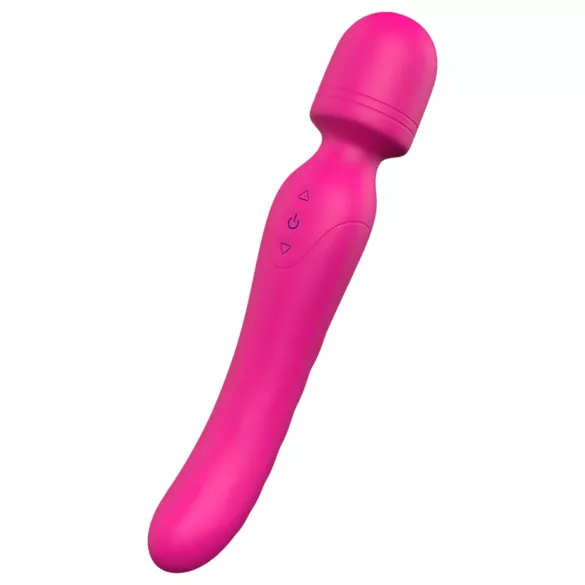 Vibes of Love - wand vibrator - oplaadbaar, verwarmend, massage - roze