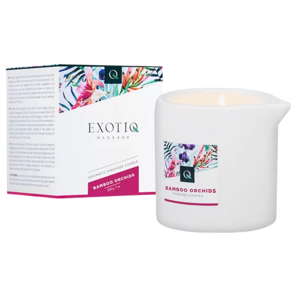 Exotiq Bamboo Orchids - massagekaars (200 g)
