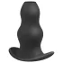 BUTTR - anaal plug dildo hol ontwerp - siliconen zwart