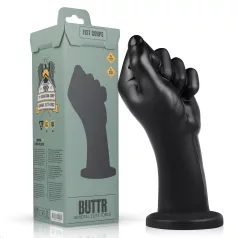 BUTTR - fisting dildo - handvorm - zwart