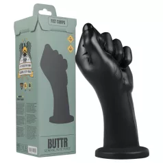 BUTTR - fisting dildo - handvorm - zwart
