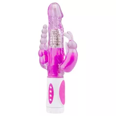 Easytoys Raving Rabbit - 3-weg vibrator (roze)