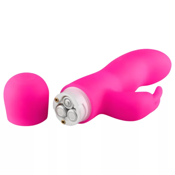 Easytoys Mad Rabbit - rabbit vibrator met clitorisstimulator - siliconen - roze