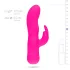 Easytoys Mad Rabbit - rabbit vibrator met clitorisstimulator - siliconen - roze