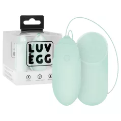   LUV EGG - draagbaar, oplaadbaar vibrerend eitje met afstandsbediening (groen)