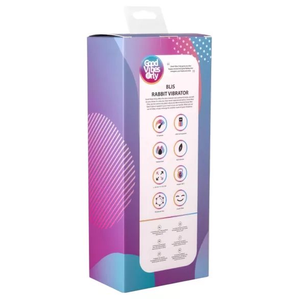 Good Vibes Only Blis Rabbit - rabbit vibrator - clitorisstimulatie - turquoise