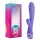 Good Vibes Only Fane Rabbit - rabbit vibrator - duo stimulatie - siliconen paars