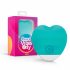 Good Vibes Oron - oplaadbare hartvormige clitoris vibrator (turkoois)