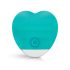 Good Vibes Oron - oplaadbare hartvormige clitoris vibrator (turkoois)