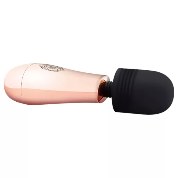 Rosy Gold - mini wand vibrator - oplaadbaar - rosegoud