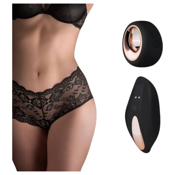 Pantyrebel - Draadloze Trillende Slip met Radiofunctie - Zwart (S-L)