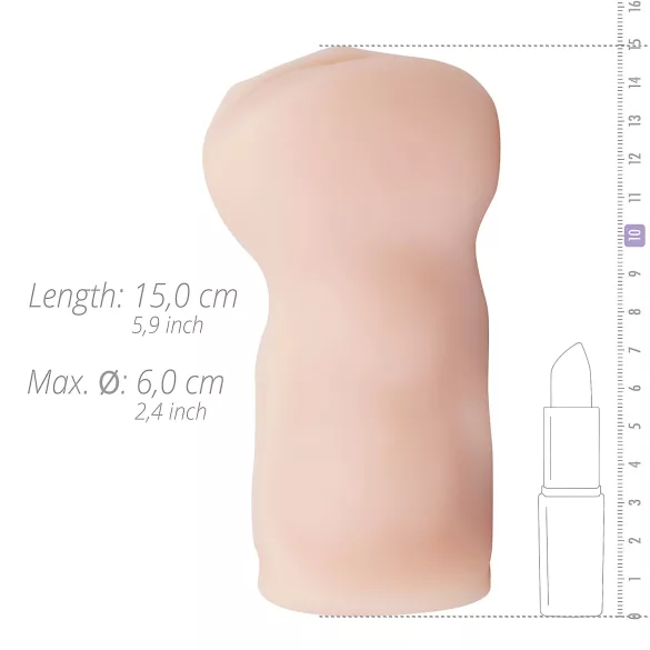 FWB - Realistische kunstvagina masturbator - levensecht - huidkleur