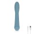 Bloom Rose - Oplaadbare Silicone G-spot Vibrator (Turquoise)