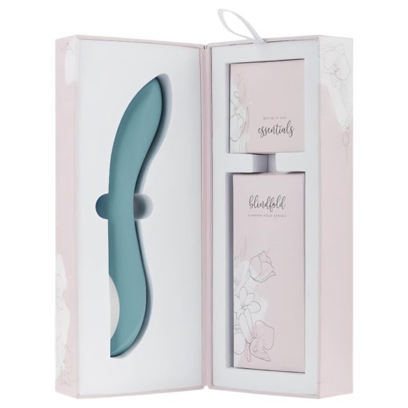 Bloom Rose - oplaadbare siliconen G-punt vibrator (turquoise)