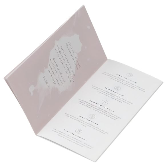 Bloom Rose - oplaadbare siliconen G-punt vibrator (turquoise)