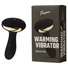   Teazers - anale vibrator met verwarmingsfunctie - siliconen zwart