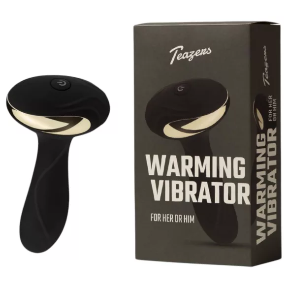 Teazers - verwarmde anale vibrator en prostaatstimulator (zwart)