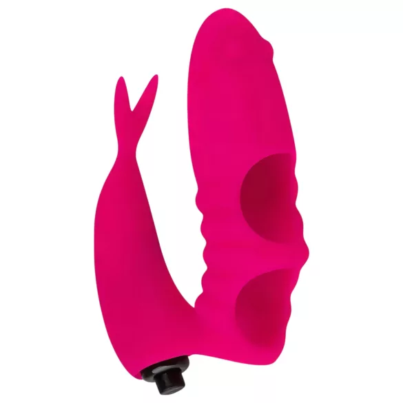 Easytoys - vinger vibrator 2-in-1 - siliconen - roze