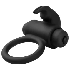 EasyToys Bunny - vibrerende penisring - siliconen - zwart