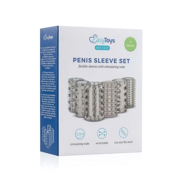Easytoys Peni Sleeve Set - Grijs (6 stuks)