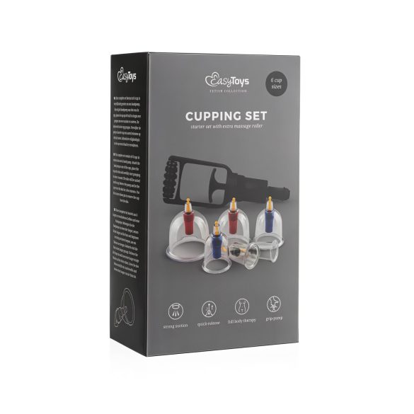 Easytoys Cupping - vacuümpomp set (6-delig)