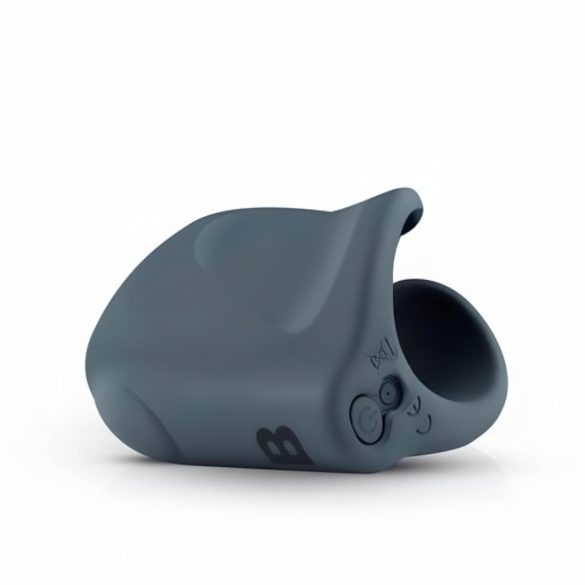 Boners - Oplaadbare, vibrerende open masturbator (grijs)