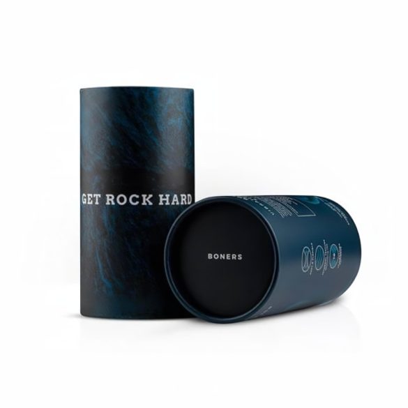 Boners - Oplaadbare, vibrerende open masturbator (grijs)