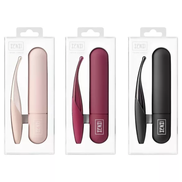 Senzi - clitoris vibrator - oplaadbaar waterdicht - zwart
