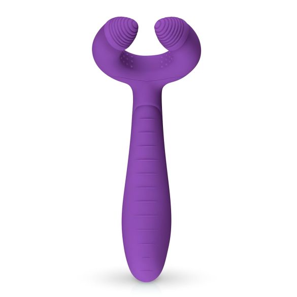 Easytoys Couple - oplaadbare, waterdichte koppelsvibrator (paars)