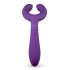Easytoys Couple - Oplaadbare, waterdichte paren vibrator (paars)